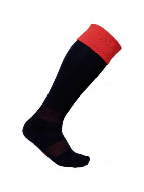 Sportovní ponožky (TWO-TONE SPORTS SOCKS) > černá/červená > 47/50