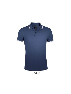 Pánská polokošile (Sols MEN POLO SHIRT)>modrá (frenchnavy) / bílá>3XL