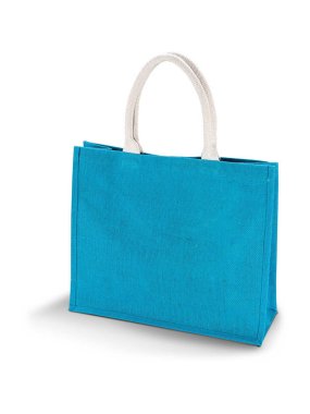 Plážová taška (KIMOOD JUTE BEACH BAG)>tyrkysová