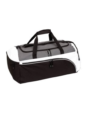 Sportovní taška > černá / šedá / bílá