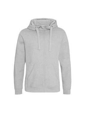 Unisex mikina (Just Hoods GRADUATE HEAVYWEIGHT ZOODIE) > šedá (heather) > 3XL