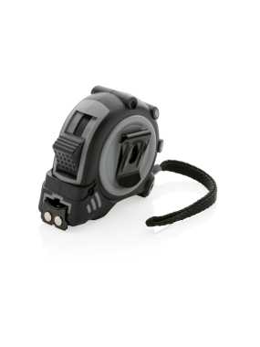 Svinovací metr Grip 5m/19mm z RCS recykl. plastu > šedá / černá