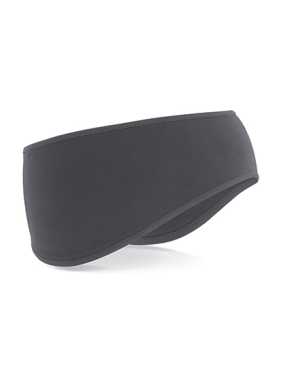 Unisex čelenka (Beechfield Softshell Sports Tech Headband) > šedá (graphite)