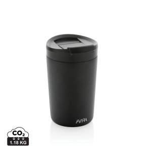 Termohrnek Avira Alya 300ml z RCS recyklované oceli > černá
