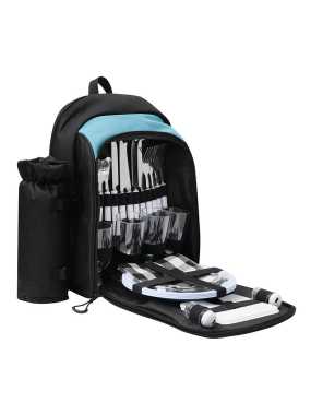 Piknikový batoh > černá/tyrkysová