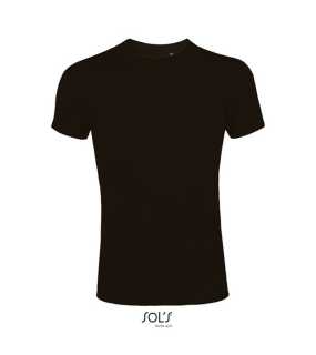 Pánské tričko(MENS ROUND COLLAR CLOSE FITTING T-SHIRT)>černá (deep)>M