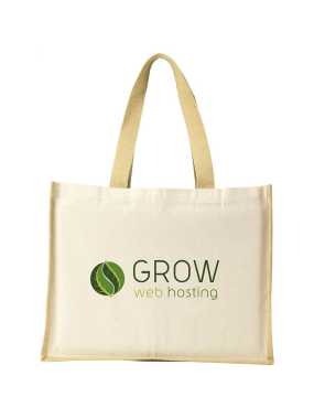 Jute Canvas Shopper bag>prírodná