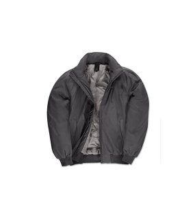 Pánská bunda (B&C Crew Bomber /men)>šedá (dark)>L
