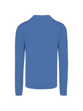 Pánský svetr (KARIBAN MENS V-NECK JUMPER)>modrá (light royal)>L