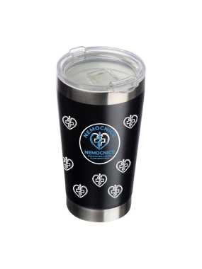 Nerezový hrnek s keramickým vnitřkem > černá