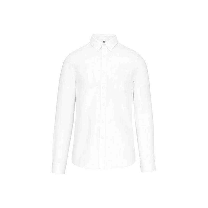 Pánská košile(KARIBAN MENS LONG SLEEVE SHIRT)>bílá>2XL