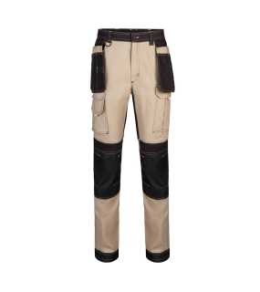 Pánské kalhoty (VELILLA CANVAS STRETCH TROUSERS) > béžová (sand) / černá > M