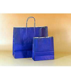 Papírová taška (OCEAN STYLE) > modrá > 23x10x32 cm
