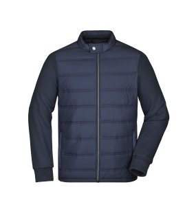 Pánská bunda (JN Mens Hybrid Sweat Jacket)>modrá (navy)>XL
