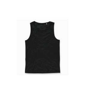 Pánské tílko (STEDMAN Active Sports Top)>černá (opal)>M