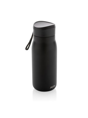 Mini cestovní lahev Avira Ain 150ml z RCS recykl. hliníku > černá