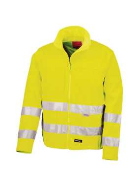 Unisex bunda (RESULT HIGH -VIZ SOFT SHELL JACKET)>žlutá>L