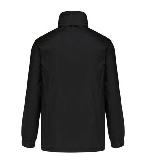 Unisex bunda(KARIBAN LINED WINDBREAKER)>černá>XL