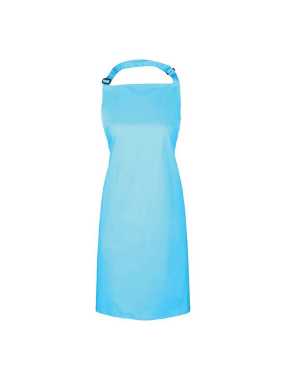 Unisex zástěra (PREMIER COLOURS BIB APRON)>modrá (cyan)