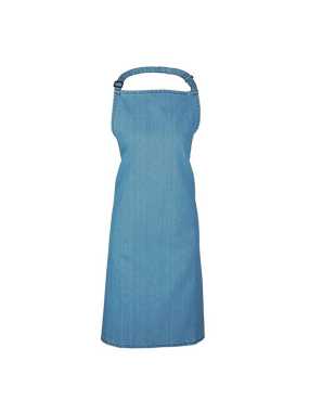 Unisex zástěra (PREMIER COLOURS BIB APRON)>modrá (denim)