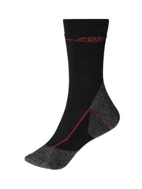 Ponožky(JN Worker Socks Warm)>černá / červená>35-38