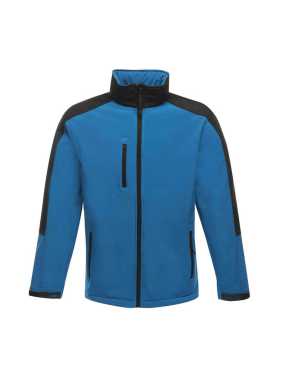 Pánská bunda(REGATTA HYDROFORCE - 3-LAYER HOODED SOFTSHELL)>modrá(oxford)/černá>XL