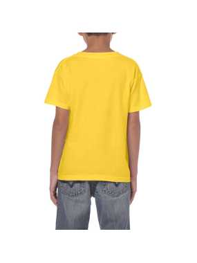 Dětské tričko(GILDAN HEAVY COTTON YOUTH T-SHIRT)>žlutá (daisy)>XS