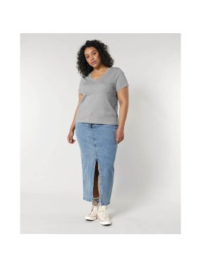 Dámské triko (STANLEY/STELLA Stella Isla) > šedá (heather) > XS