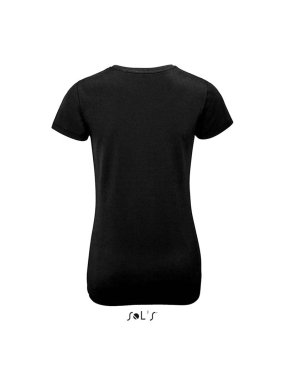 Dámské triko (SOL'S MILLENIUM WOMEN - ROUND-NECK T-SHIRT) > černá (deep) > XL