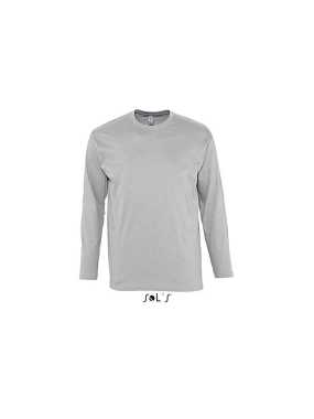 Pánské triko (Sols MONARCH UNISEX LONG SLEEVE T-SHIRT)>šedá (melange)>5XL