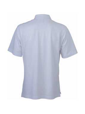 Pánská polokošile (JN Men's Plain Polo)>bílá / modrá (navy)>M