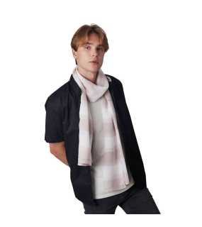 Unisex šála(KARIBAN CHECHE SCARF)>béžová / bílá