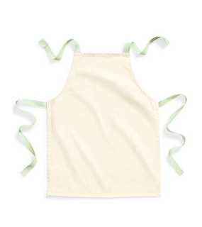 Zástěra (WM Fairtrade Cotton Junior Craft Apron) > béžová (natural) / zelená (pistachio)