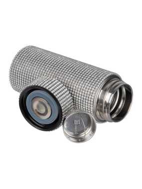 Malá nerezová láhev se třpytivými kamínky, 350 ml > šedá