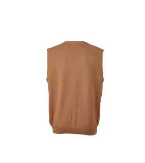Pánský svetr (DAIBER Men's V-Neck Pullunder)>hnědá (camel)>XL