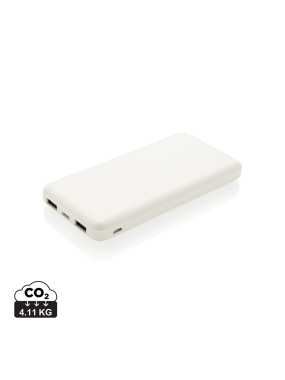 Kapesní PowerBank s vysokou hustotou baterie 10 000 mAh > bílá