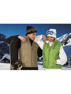 Unisex vesta (MONTANA) > hnědá (Kamel) / černá > M