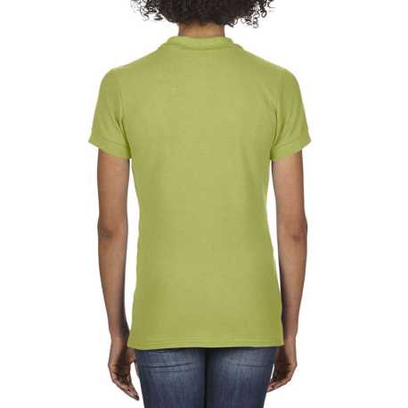 Dámská polokošile (Gildan COTTON LADIES DOUBLE PIQUÉ POLO)>zelená (kiwi)>S