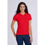 Dámská polokošile (Gildan COTTON LADIES DOUBLE PIQUÉ POLO)>zelená (kiwi)>S