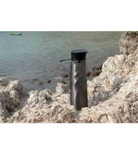 Láhev z recyklovaného nerezu 1000 ml > šedá (gun metal)