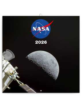 Nástěnný kalendář (NASA 2026) - 30 x 30 x 1 cm