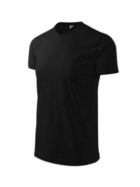 Unisex tričko (MALFINI Heavy V-neck 200)> černá> L