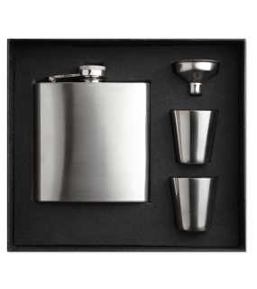 Placatka s pohárky> stříbrná (matná)