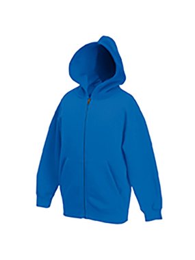 Dětská mikina (FRUIT OF THE LOOM Kids Hooded Sweat Jacket )>modrá (royal)>9/11