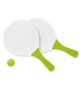 Plážový tenisový set> zelená (limet)