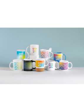 Hrnek s lžičkou> bílá