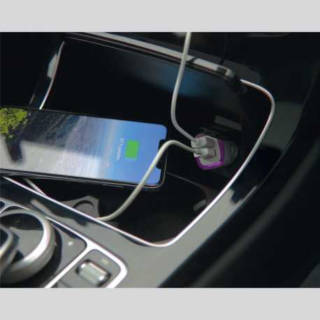 USB nabíječka do auta "KFZ Fruit"> fialová