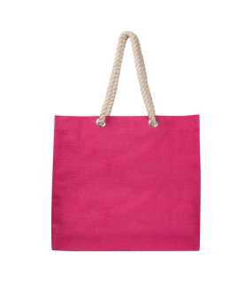 Taška z juty se šňůrkou > růžová