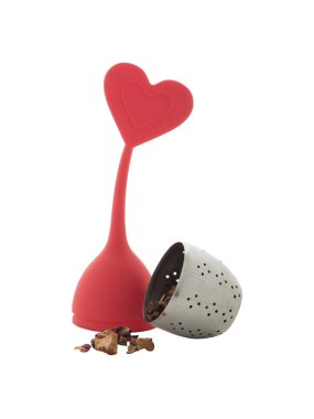 Sítko na čaj> červená