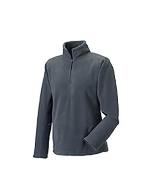 Pánská fleece mikina (Quarter Zip Outdoor Fleece RUSSELL)>šedá (Convoy)>M